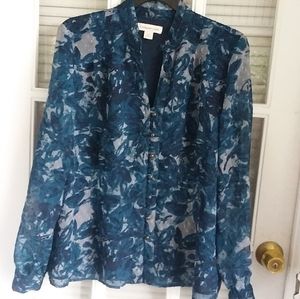 Coldwater Creek Blouse SIZE M (10-12) EUC Dry Clean Only
